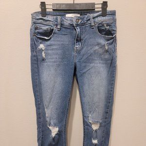 eunina Josie Mid rise Skinny Crop Size 9